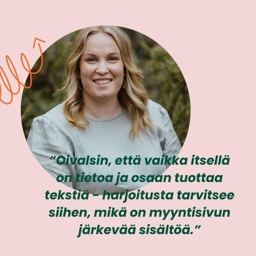 Asiakastarina: Vetävä myyntisivu nostaa esiin palvelun todellisen hyödyn