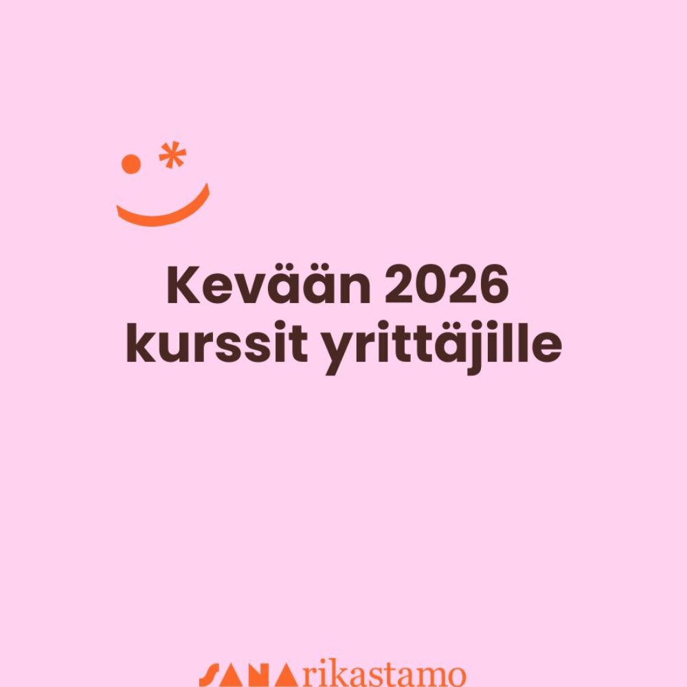 Kevään 2026 kirjoituskurssit yrittäjille