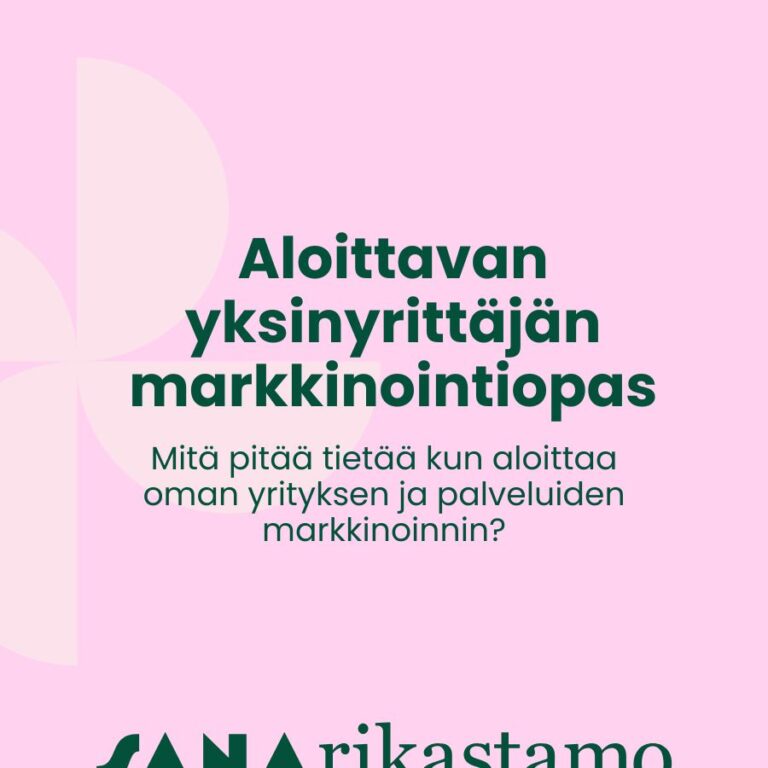 Blogi: Yksinyrittäjän markkinointiopas